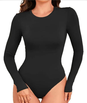 Women's Casual Long-sleeved Tight Jumpsuit