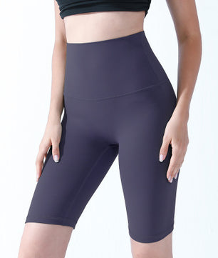 High-Waist Hip-Lifting Sports Shorts Training Fitness Exercise Five-Point Pants