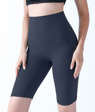 High-Waist Hip-Lifting Sports Shorts Training Fitness Exercise Five-Point Pants