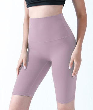 High-Waist Hip-Lifting Sports Shorts Training Fitness Exercise Five-Point Pants