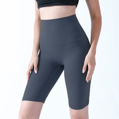 High-Waist Hip-Lifting Sports Shorts Training Fitness Exercise Five-Point Pants