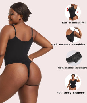 Belly Contracting Hip Raise Skinny Body Shaping Triangle Jumpsuit T-back