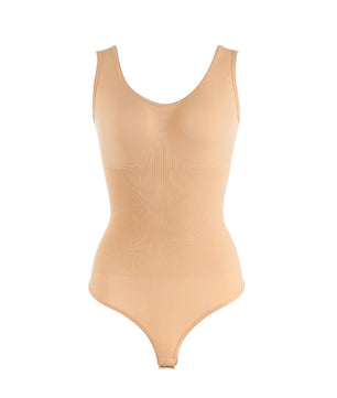 Plus Size Seamless One-piece Corset Women's T-shaped Belly Pants