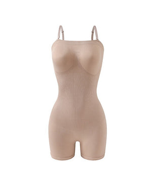 Belly Contracting Hip Raise Skinny Body Shaping Triangle Jumpsuit T-back