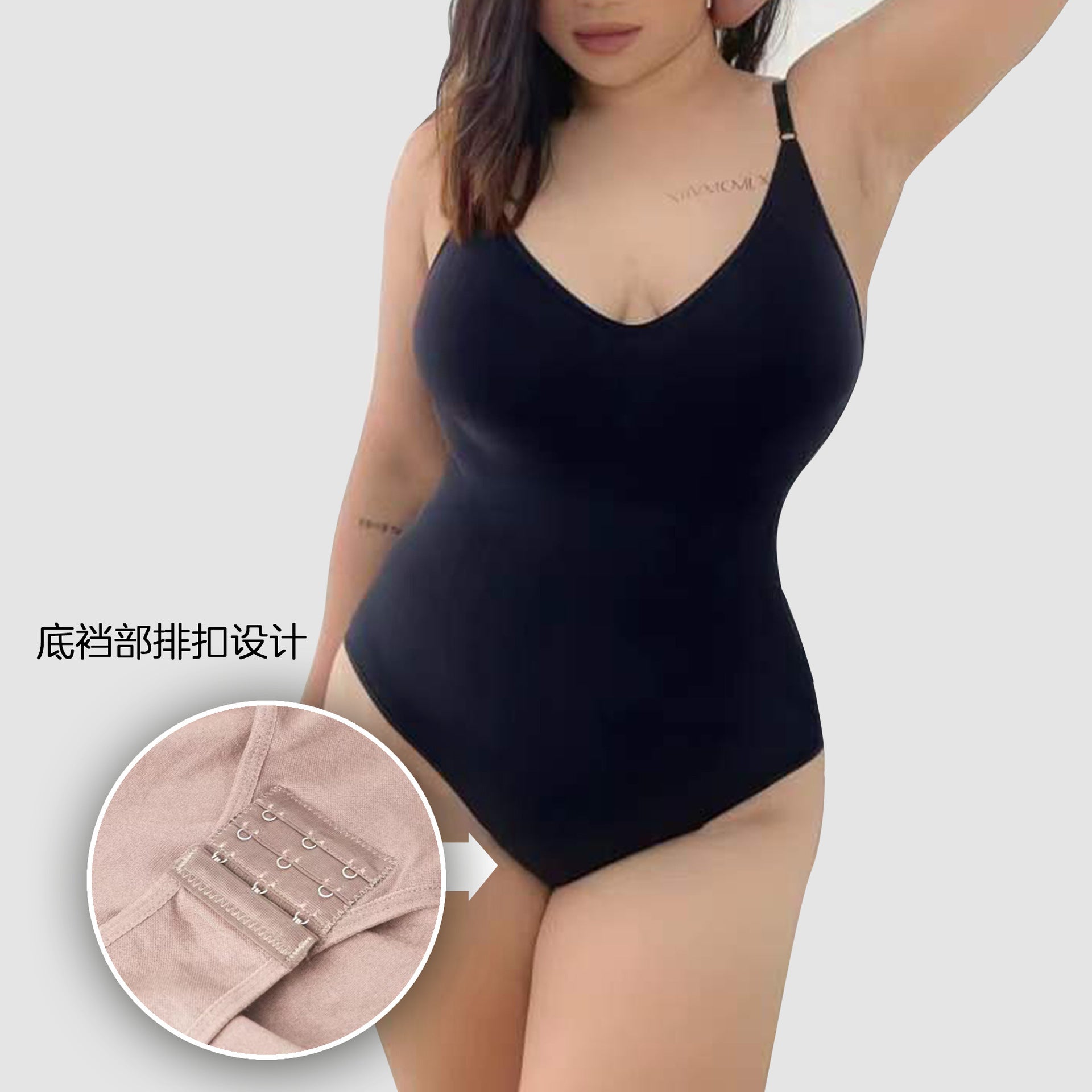 Seamless Siamese Body Shaping Belly Contracting Hip Lift Body Shaping Corset