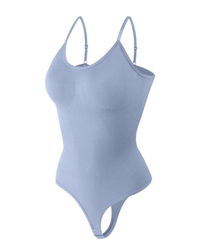 Belly Contracting Hip Raise Skinny Body Shaping Triangle Jumpsuit T-back