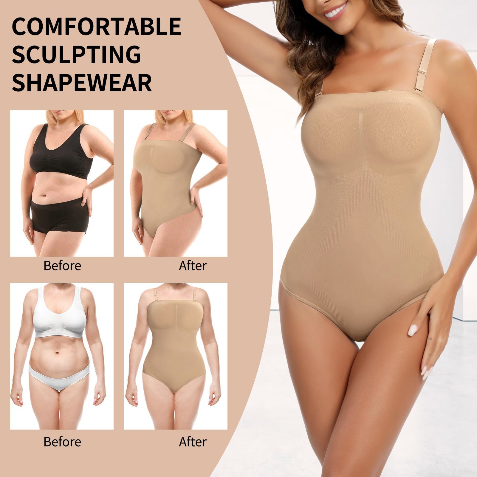 Sling Nipped-waist New Seamless One-piece Corset
