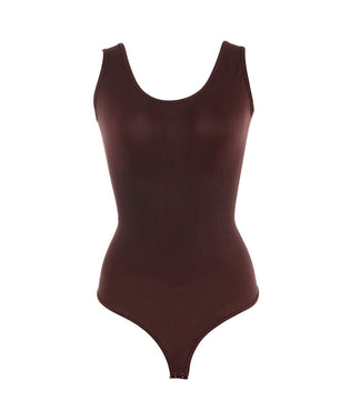 Plus Size Seamless One-piece Corset Women's T-shaped Belly Pants