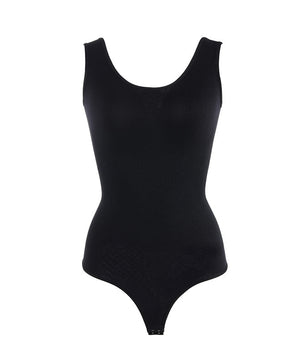 Plus Size Seamless One-piece Corset Women's T-shaped Belly Pants