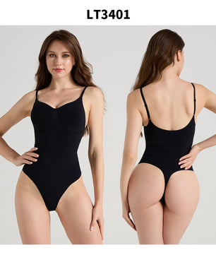 Seamless Camisole Jumpsuit Belly Contracting Hip Lift Body Shaping Corset