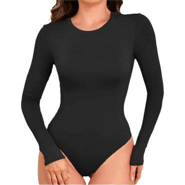 Women's Casual Long-sleeved Tight Jumpsuit